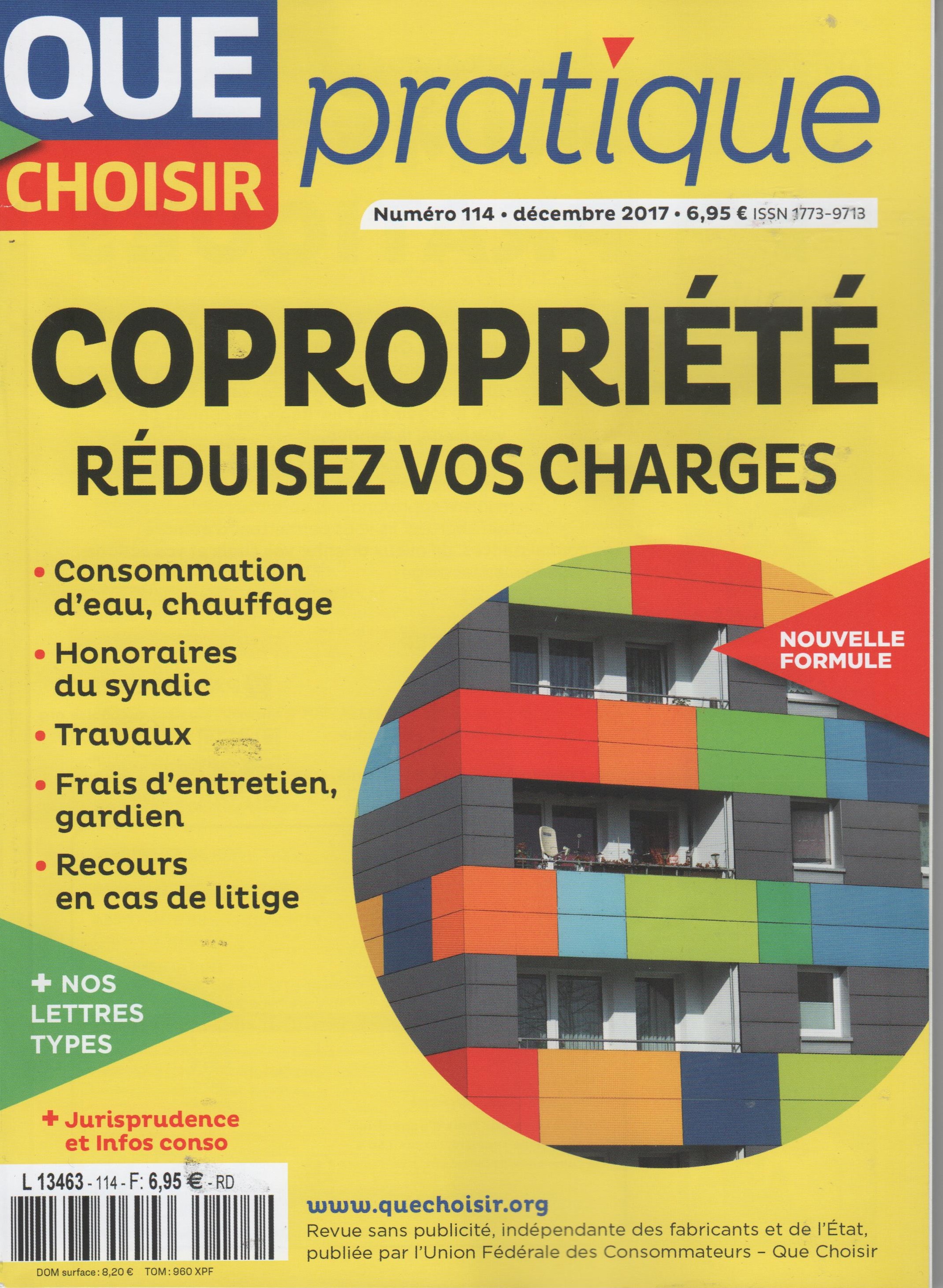 Que Choisir Spécial Copropriété