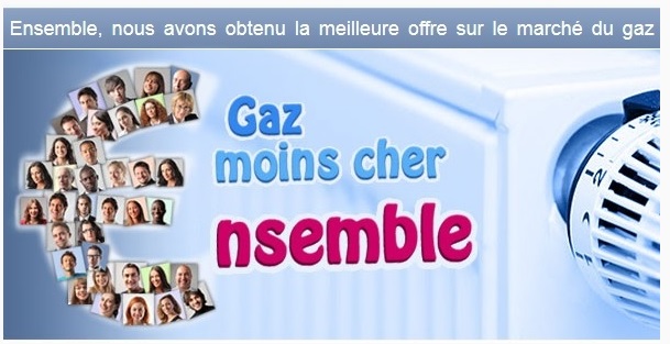 Gaz moins cher ensemble.